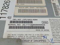 2009-2010 Lincoln Mks Radio AM FM Cd Player Receiver Replacement P/N:AA5T 19C156AC Fits Fits 2009 2010 OEM Used Auto Parts -