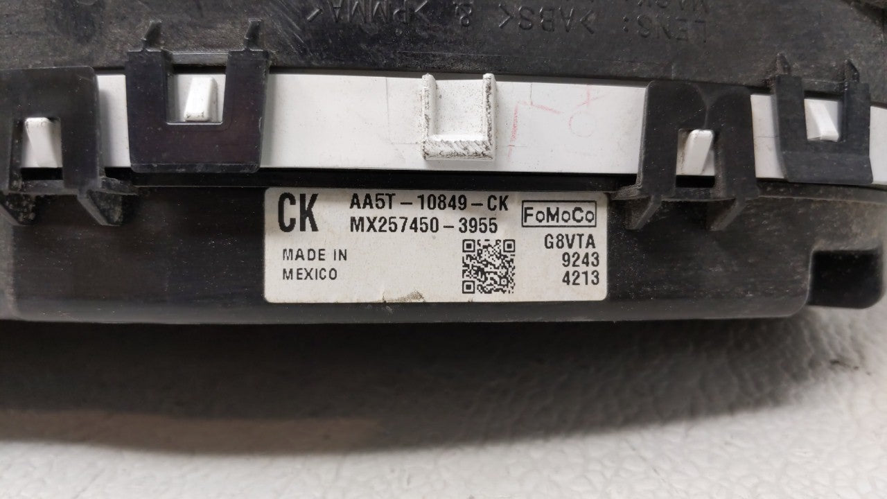 2010 Lincoln Mks Instrument Cluster Speedometer Gauges P/N:AA5T-10849-GB AA5T-10849-CK Fits OEM Used Auto Parts - Oemusedaut