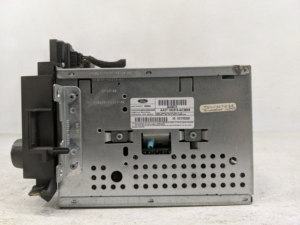 2010 Lincoln Mks Radio AM FM Cd Player Receiver Replacement P/N:AA5T-18CB15-AC38N8 Fits OEM Used Auto Parts - Oemusedautopar