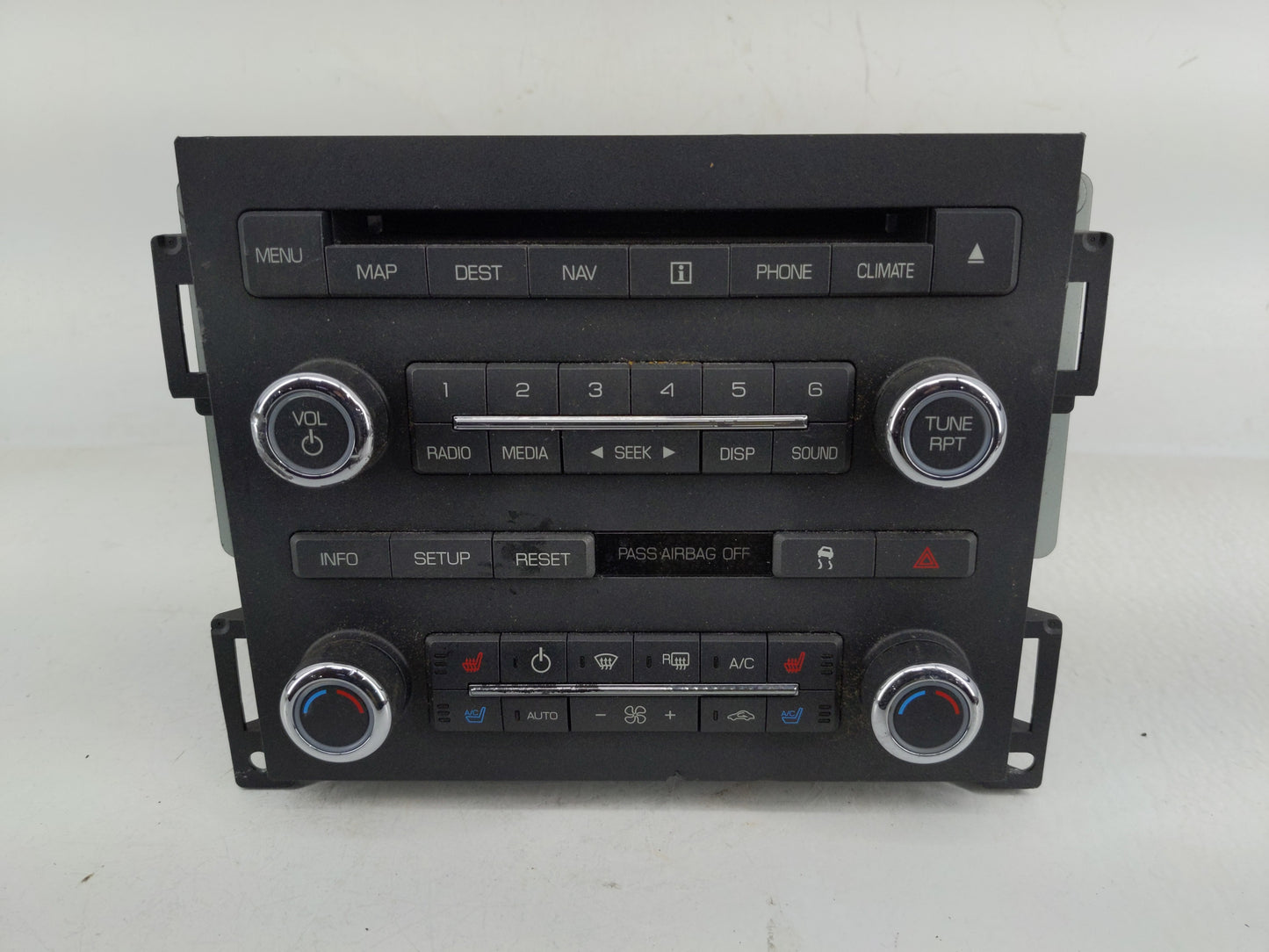 2009-2010 Lincoln Mks Radio AM FM Cd Player Receiver Replacement P/N:AA5T-19C156AC AA5T-18K931AC Fits Fits 2009 2010 OEM Use