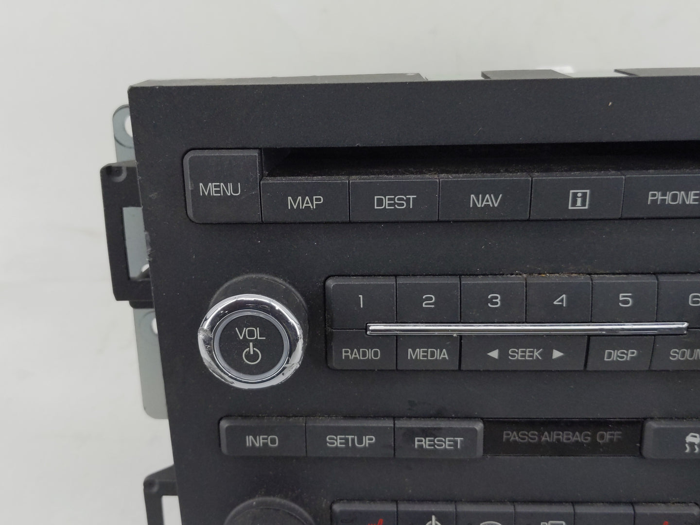 2009-2010 Lincoln Mks Radio AM FM Cd Player Receiver Replacement P/N:AA5T-19C156AC AA5T-18K931AC Fits Fits 2009 2010 OEM Use