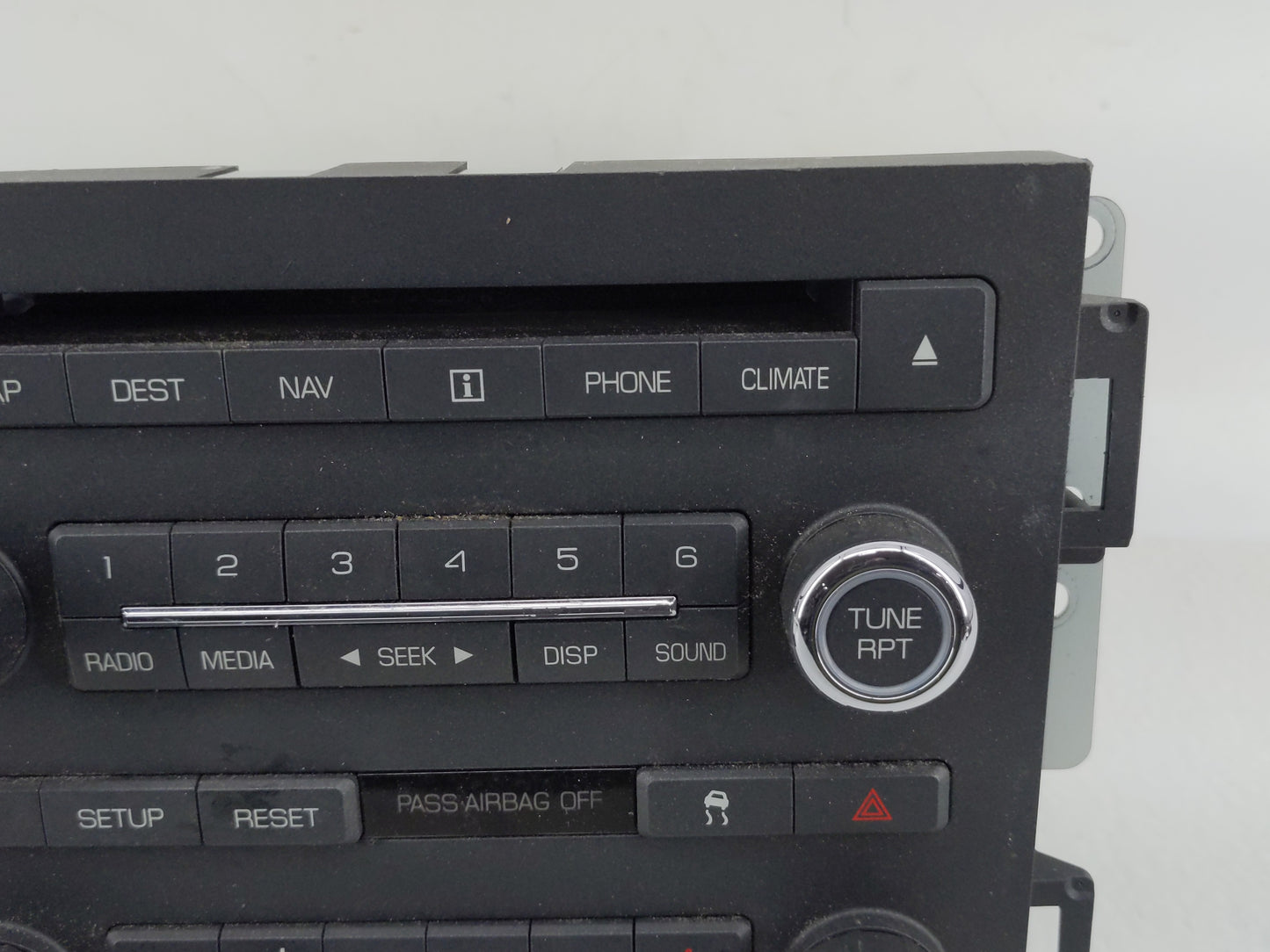 2009-2010 Lincoln Mks Radio AM FM Cd Player Receiver Replacement P/N:AA5T-19C156AC AA5T-18K931AC Fits Fits 2009 2010 OEM Use