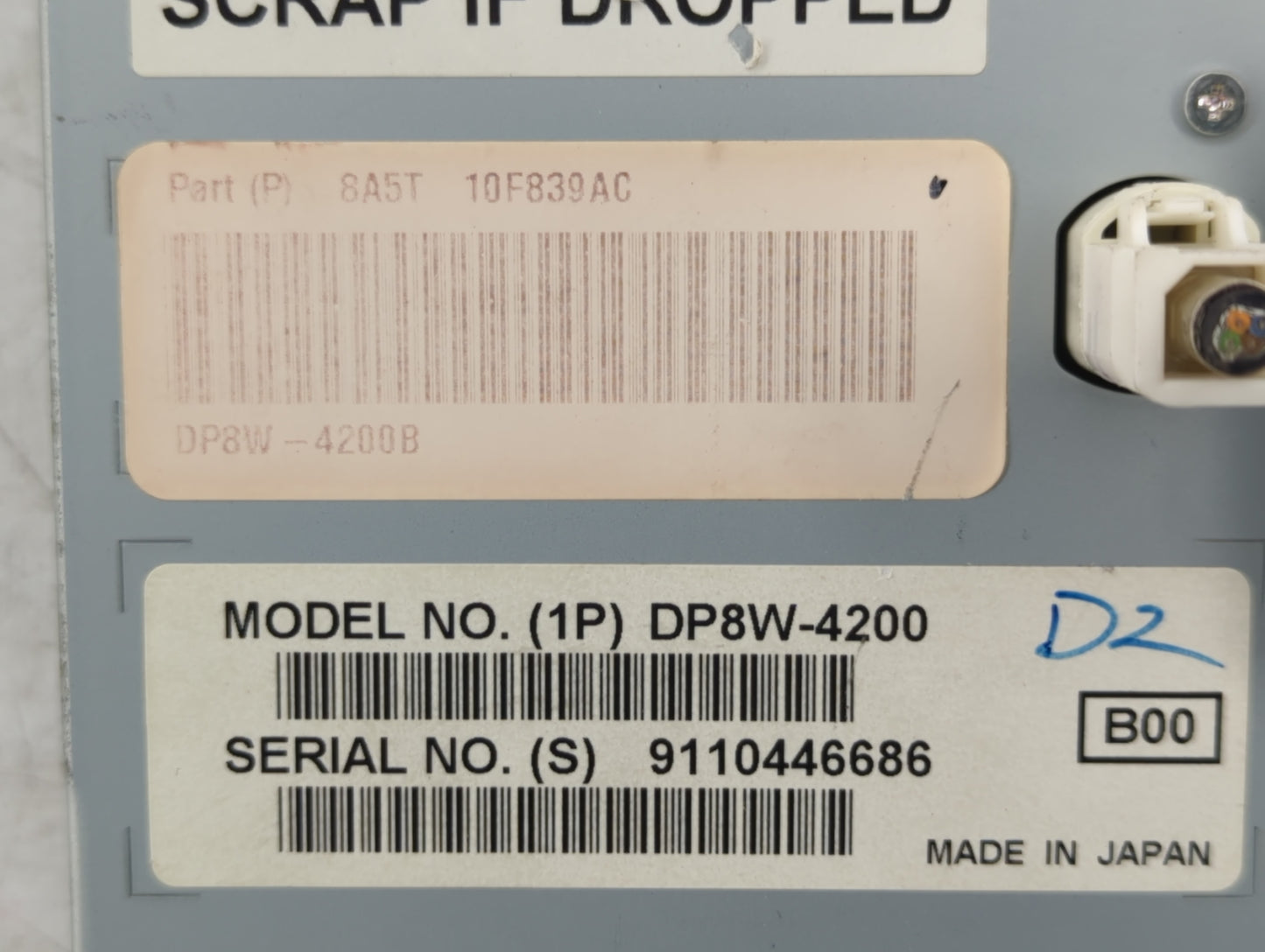 2009-2010 Lincoln Mks Information Display Screen - Oemusedautoparts1.com