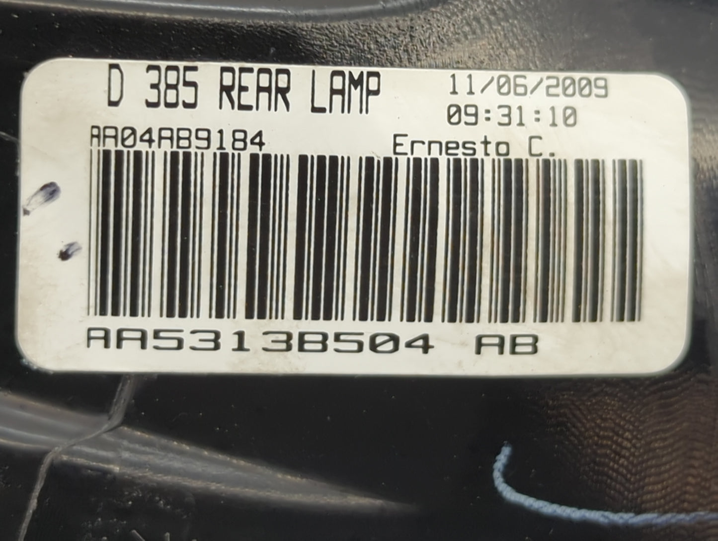 2009-2012 Lincoln Mks Tail Light Assembly Passenger Right OEM Fits Fits 2009 2010 2011 2012 OEM Used Auto Parts - Oemusedaut