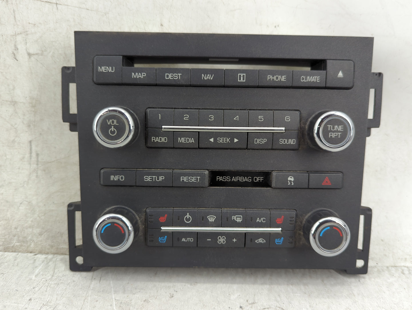 2010-2011 Lincoln Mks Climate Control Module Temperature AC/Heater Replacement P/N:AA5T 18A802 BA Fits Fits 2010 2011 OEM Us