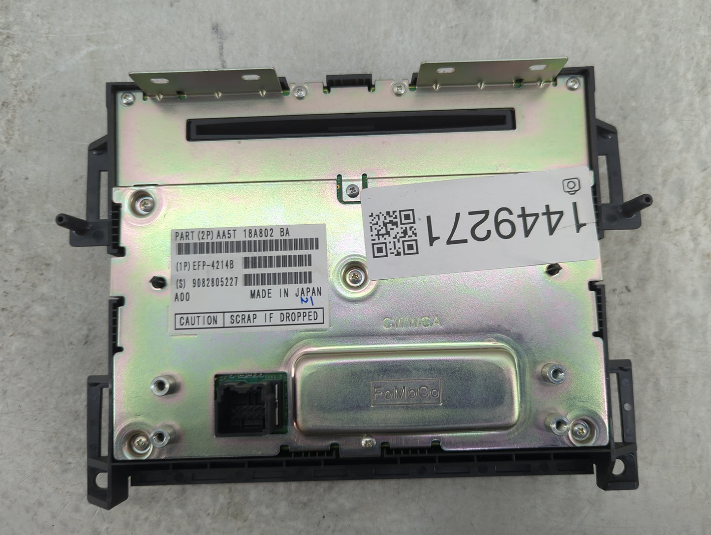 2010-2011 Lincoln Mks Climate Control Module Temperature AC/Heater Replacement P/N:AA5T 18A802 BA Fits Fits 2010 2011 OEM Us