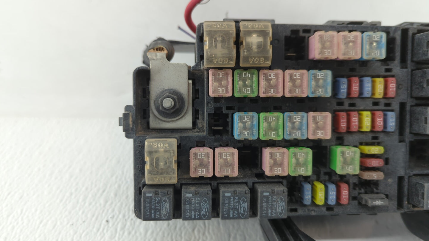 2009-2012 Lincoln Mks Fusebox Fuse Box Panel Relay Module P/N:8G1T-14A003-A0 Fits Fits 2009 2010 2011 2012 OEM Used Auto Par