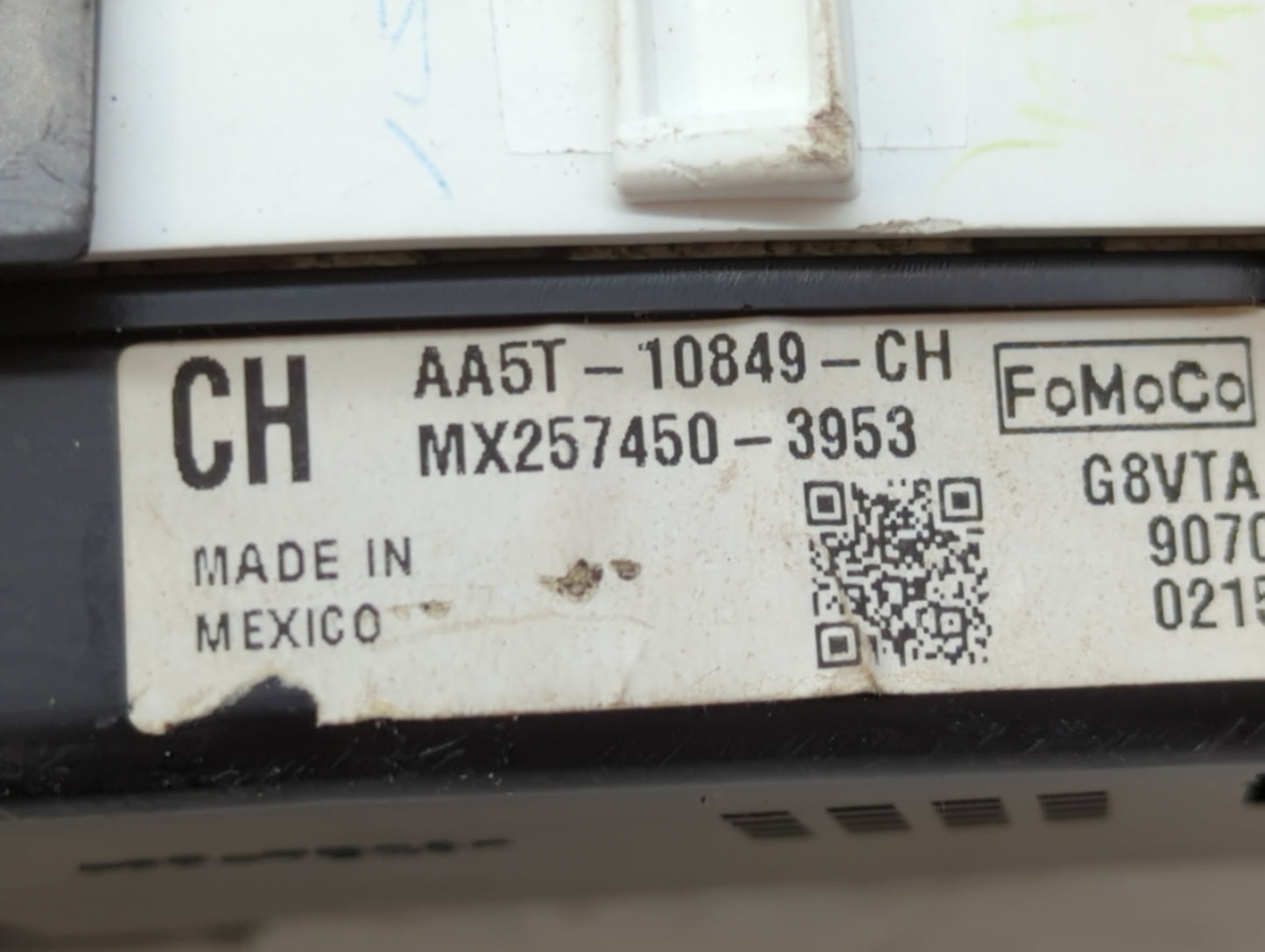 2010 Lincoln Mks Instrument Cluster Speedometer Gauges P/N:AA5T-10849-CH AA5T-10849-CK Fits OEM Used Auto Parts - Oemusedaut
