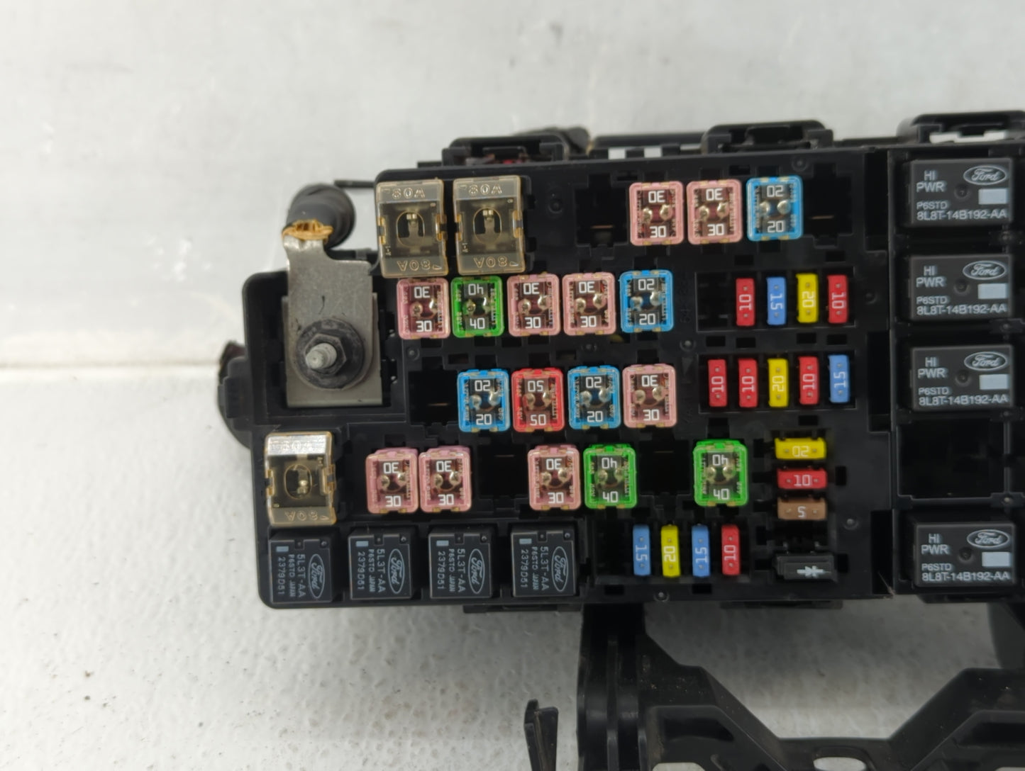 2009-2012 Lincoln Mks Fusebox Fuse Box Panel Relay Module P/N:AG1T-14A003-AA Fits Fits 2009 2010 2011 2012 OEM Used Auto Par