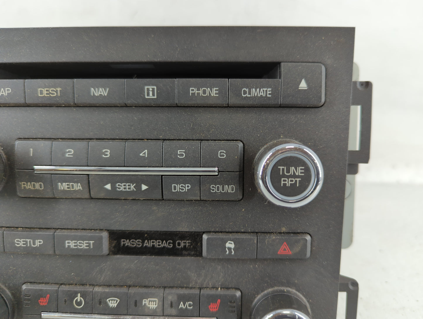 2010 Lincoln Mks Radio AM FM Cd Player Receiver Replacement P/N:AA5T 18K931AC AA5T 19C156AC Fits OEM Used Auto Parts - Oemus