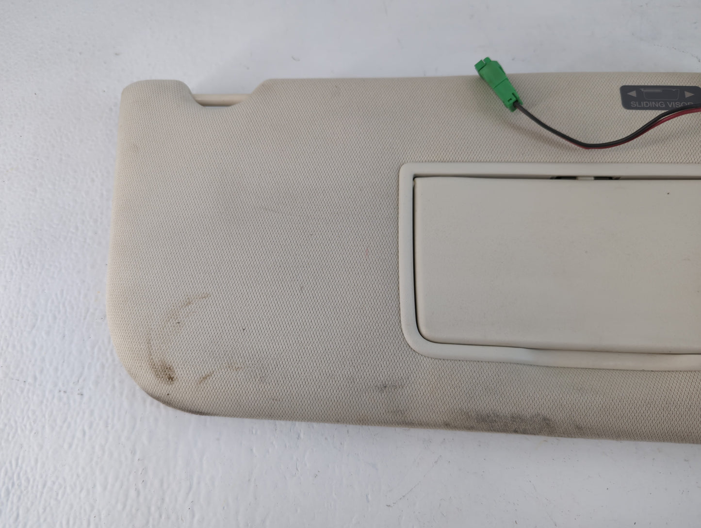 2010-2016 Lincoln Mks Sun Visor Shade Replacement Passenger Right Mirror Fits OEM Used Auto Parts - Oemusedautoparts1.com
