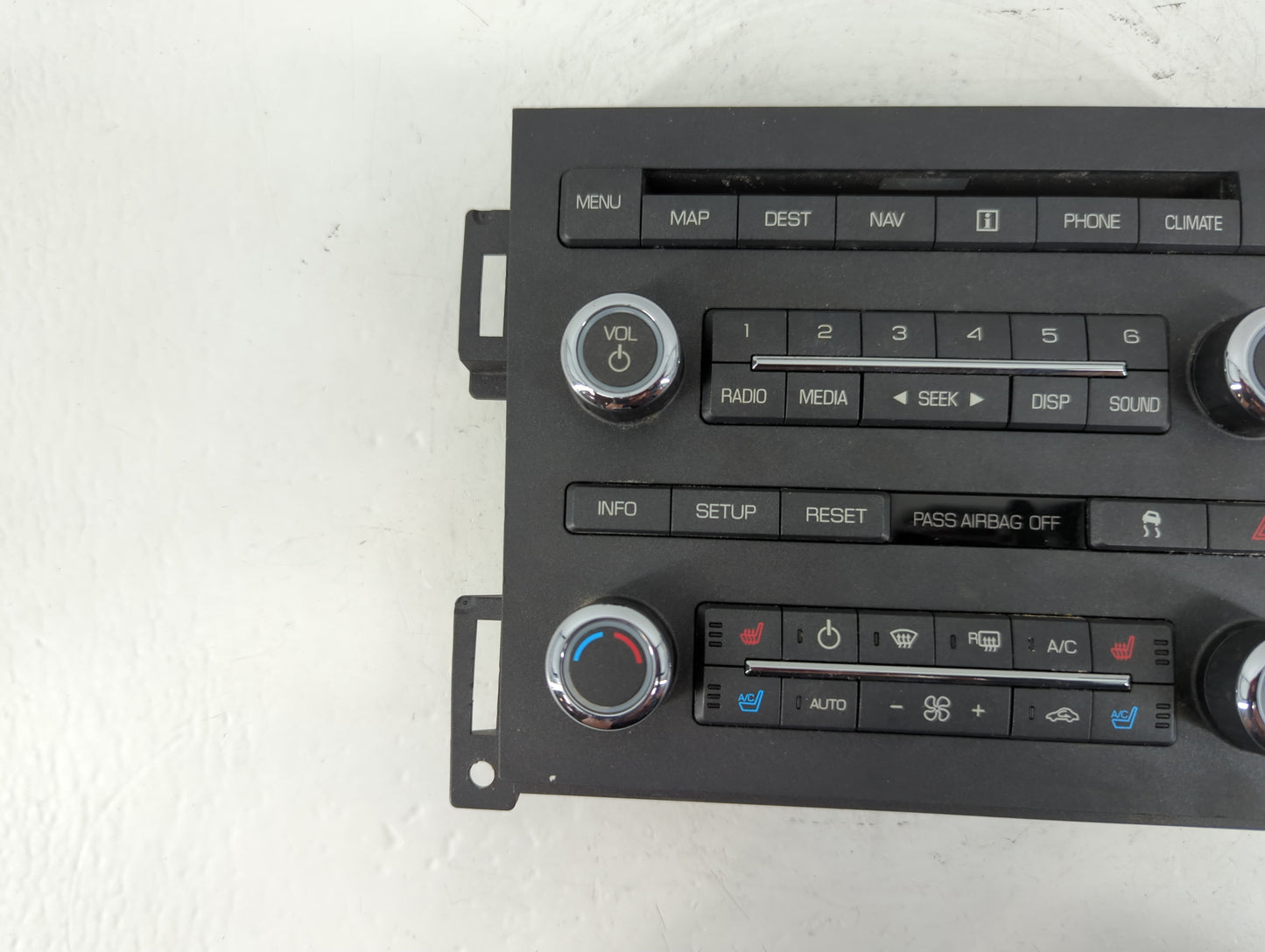 2010 Lincoln Mks Radio AM FM Cd Player Receiver Replacement P/N:AA5T 18A802 BA Fits OEM Used Auto Parts - Oemusedautoparts1.