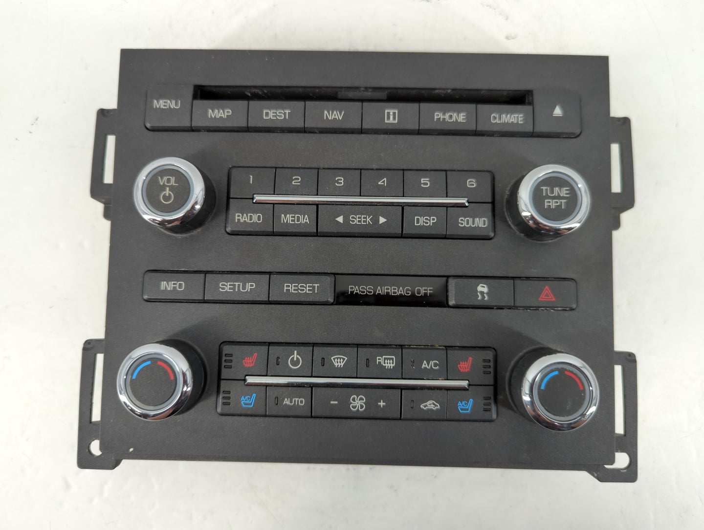 2010 Lincoln Mks Radio AM FM Cd Player Receiver Replacement P/N:AA5T 18A802 BA Fits OEM Used Auto Parts - Oemusedautoparts1.