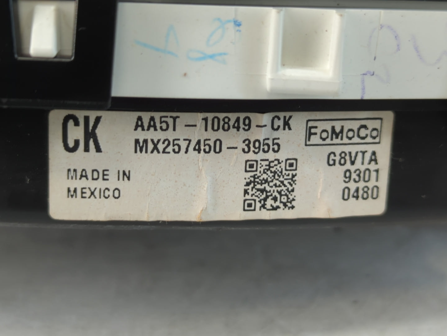 2010 Lincoln Mks Instrument Cluster Speedometer Gauges P/N:MX257450-3955 AA5T-10849-CK Fits OEM Used Auto Parts - Oemusedaut