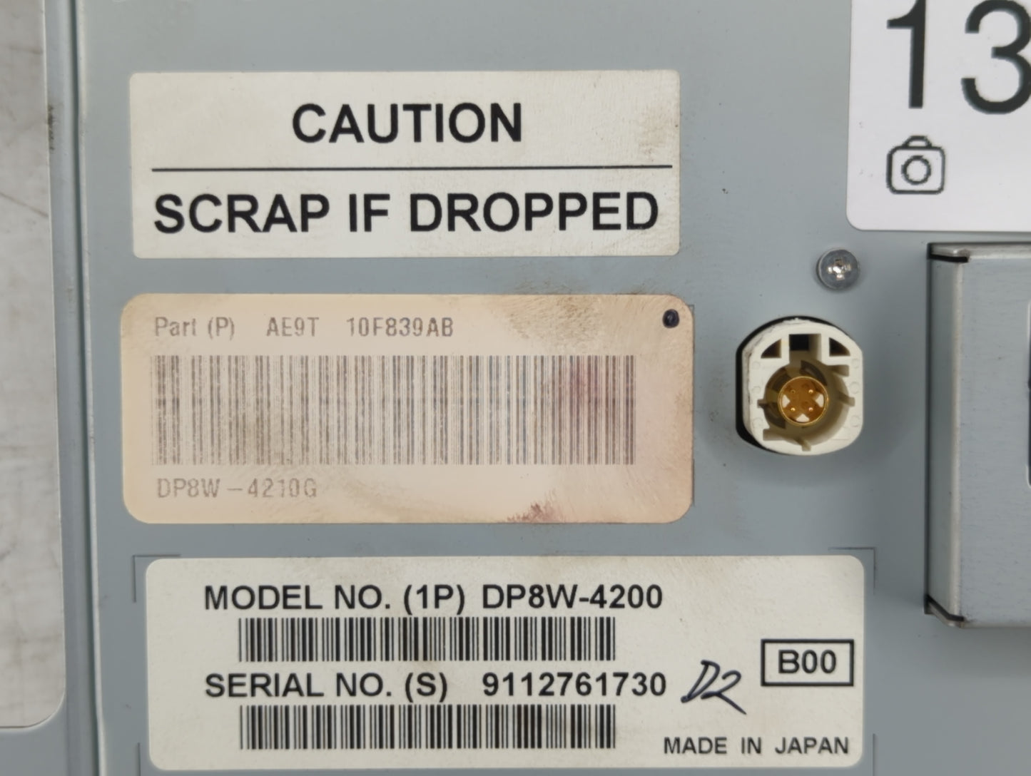 2010-2010 Lincoln Mkt Information Display Screen - Oemusedautoparts1.com