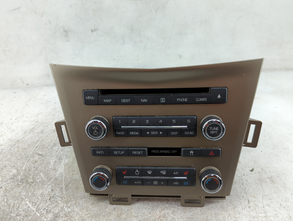 2010 Lincoln Mkt Radio AM FM Cd Player Receiver Replacement P/N:AE9T 19C156AD NAU-4201G Fits OEM Used Auto Parts - Oemusedau