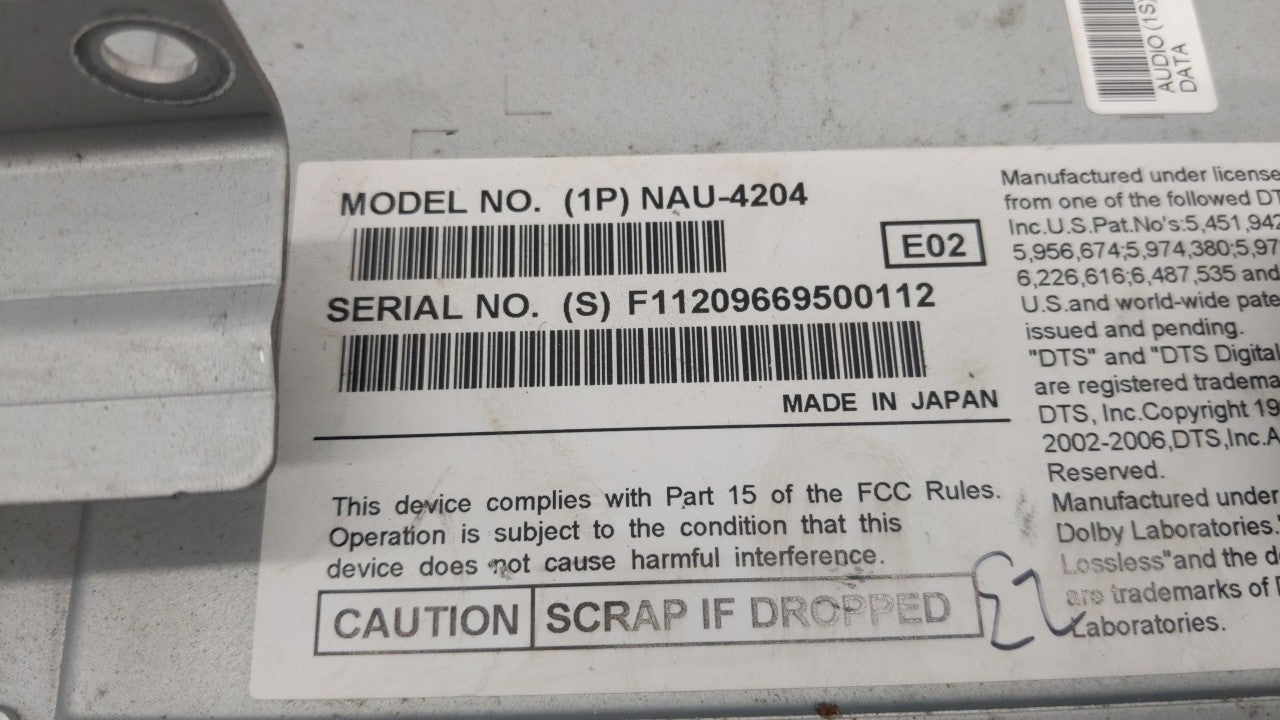 2010-2010 Lincoln Mkt Am Fm Cd Player Radio Receiver - Oemusedautoparts1.com