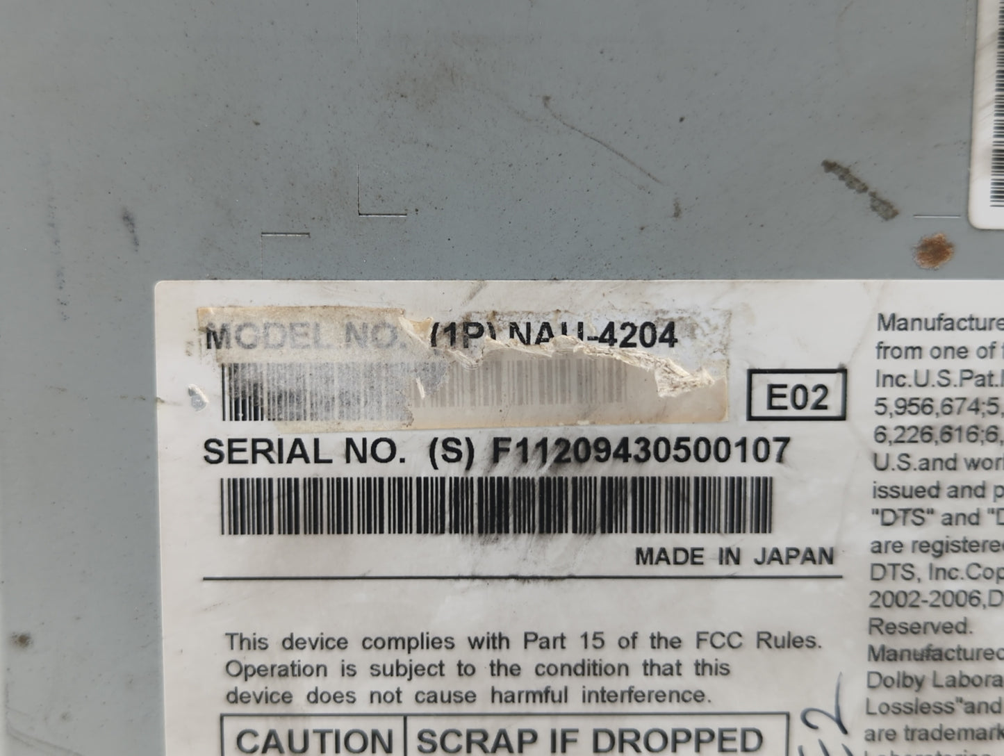 2010-2010 Lincoln Mkt Am Fm Cd Player Radio Receiver - Oemusedautoparts1.com