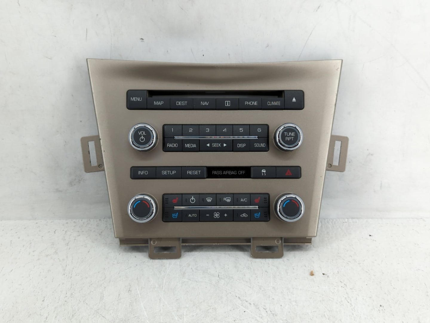2010-2010 Lincoln Mkt Radio Control Panel - Oemusedautoparts1.com
