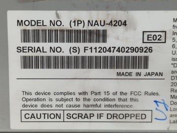 2010-2010 Lincoln Mkt Am Fm Cd Player Radio Receiver