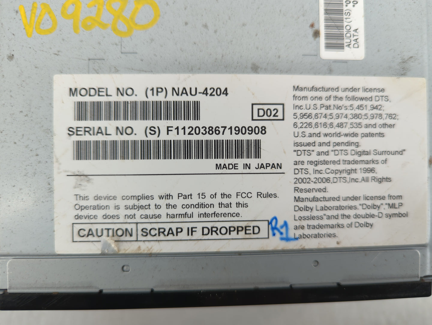 2010-2010 Lincoln Mkt Am Fm Cd Player Radio Receiver - Oemusedautoparts1.com