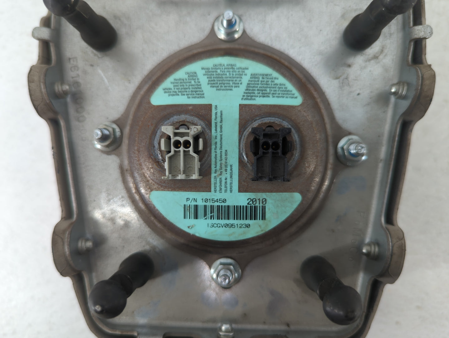 2010-2012 Lincoln Mkt Air Bag Driver Left Steering Wheel Mounted P/N:2010 1015450 Fits Fits 2010 2011 2012 OEM Used Auto Par