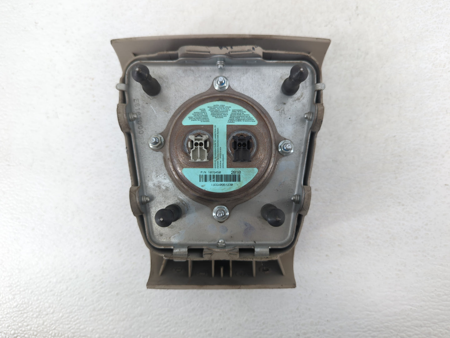 2010-2012 Lincoln Mkt Air Bag Driver Left Steering Wheel Mounted P/N:2010 1015450 Fits Fits 2010 2011 2012 OEM Used Auto Par