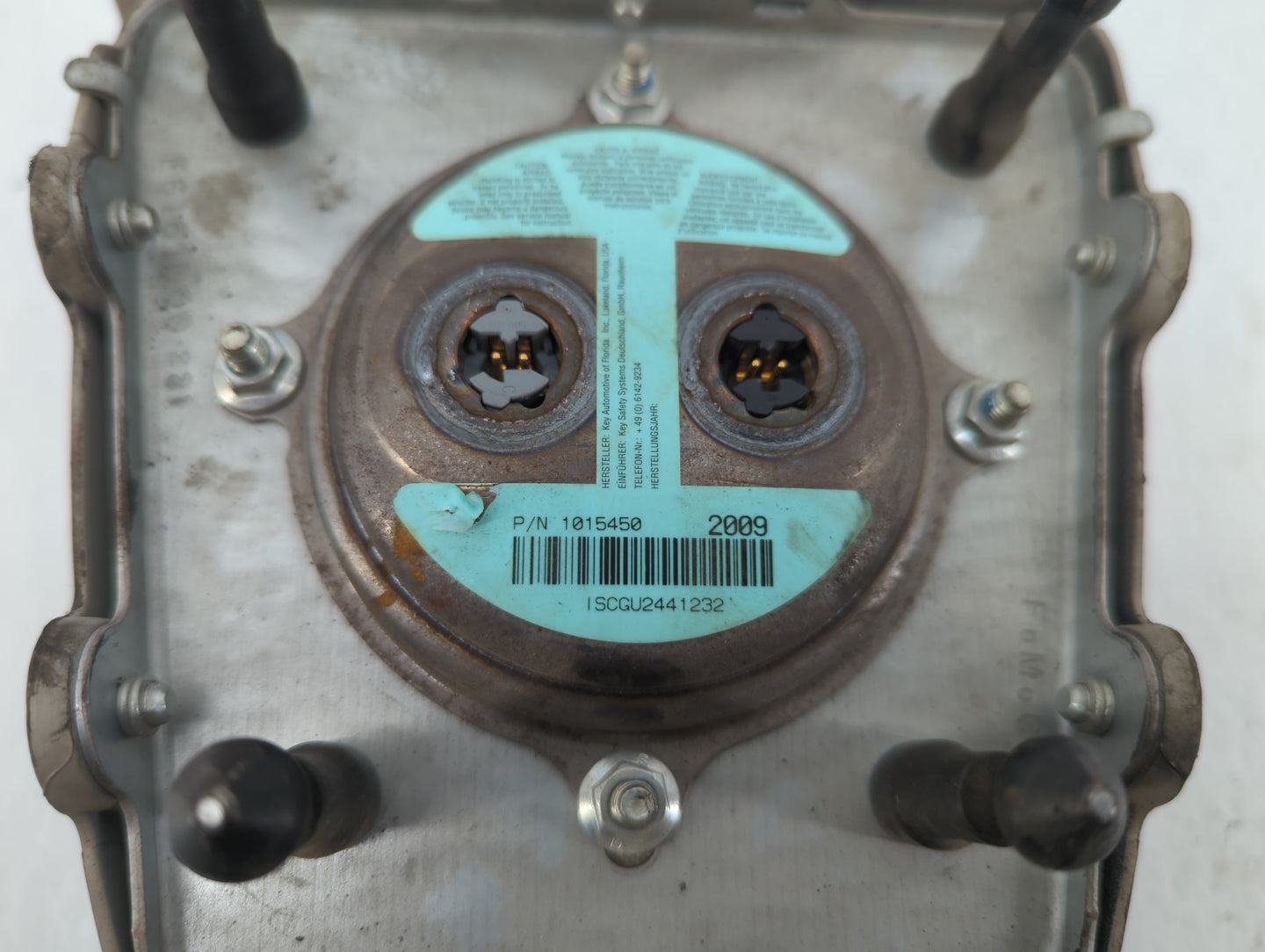 2010-2012 Lincoln Mkt Air Bag Driver Left Steering Wheel Mounted P/N:1015450 Fits Fits 2010 2011 2012 OEM Used Auto Parts - 