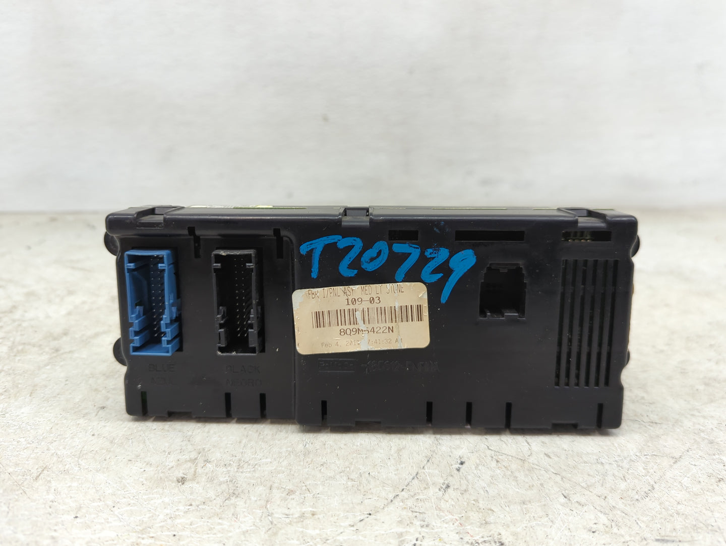 2008-2010 Lincoln Mkx Climate Control Module Temperature AC/Heater Replacement P/N:8Q9M5422N Fits Fits 2008 2009 2010 OEM Us