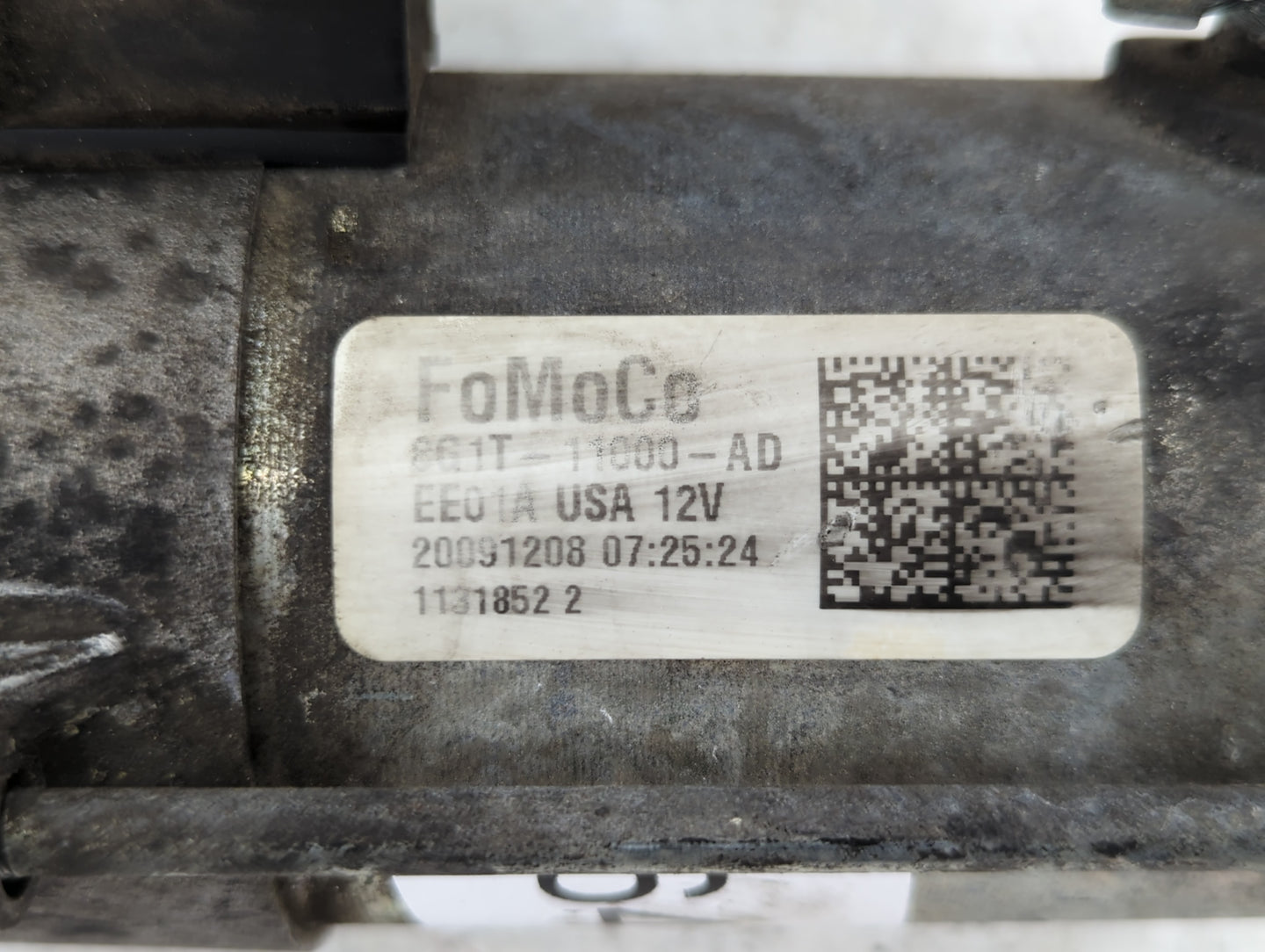 2007-2018 Lincoln Mkx Car Starter Motor Solenoid OEM P/N:8G1T-11000-AD Fits OEM Used Auto Parts - Oemusedautoparts1.com