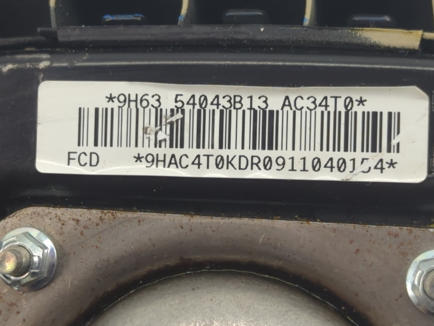 2010-2012 Lincoln Mkz Air Bag Driver Left Steering Wheel Mounted Beige 1070525 - Oemusedautoparts1.com
