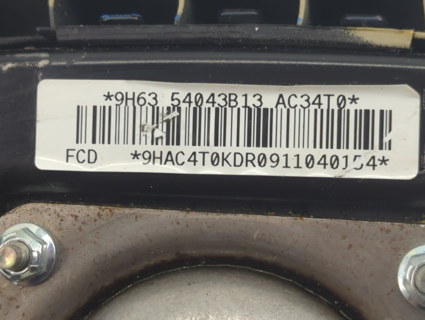 2010-2012 Lincoln Mkz Air Bag Driver Left Steering Wheel Mounted Beige 1070525 - Oemusedautoparts1.com