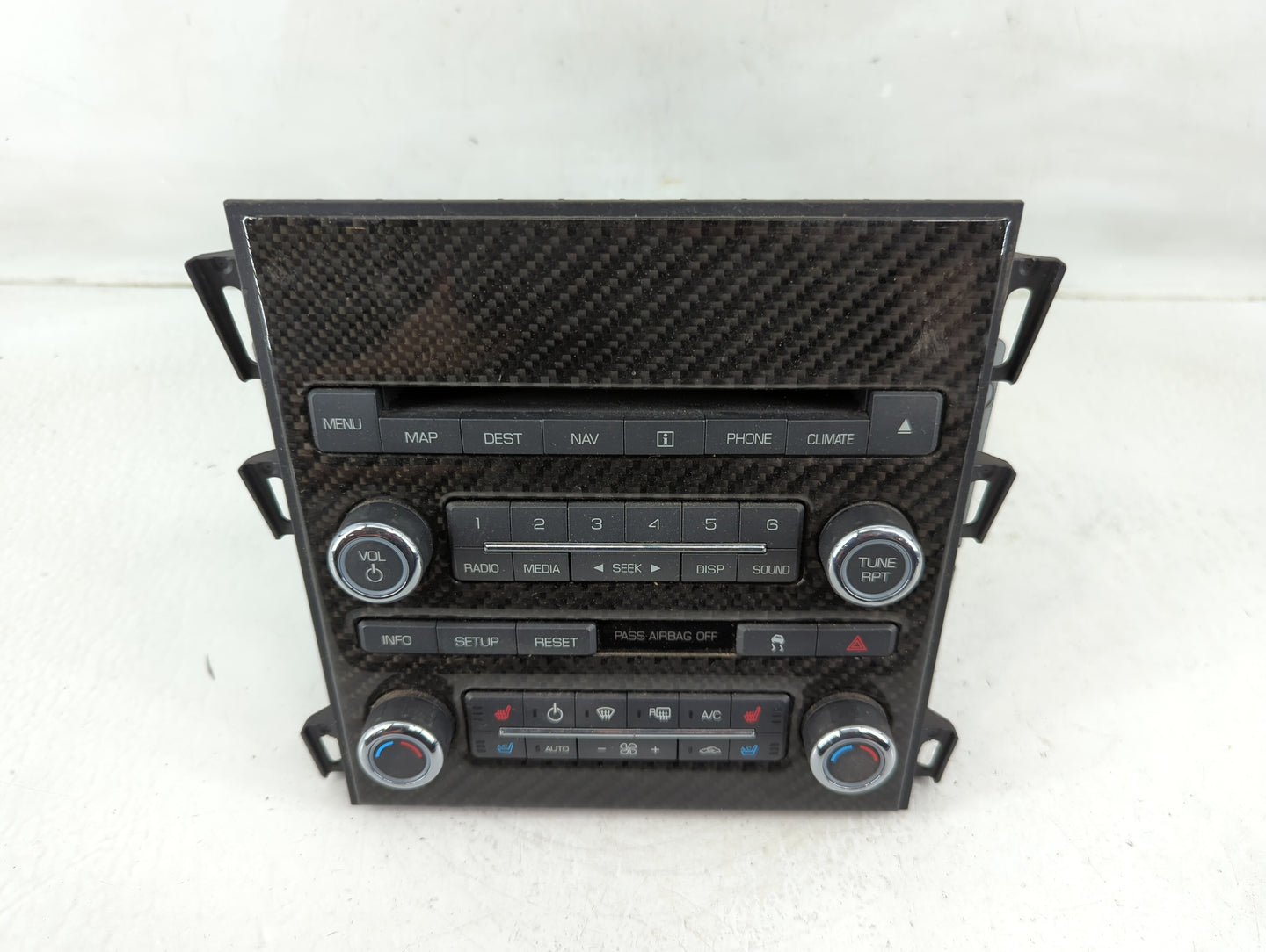 2010 Lincoln Mkz Radio AM FM Cd Player Receiver Replacement P/N:NAU-4202 Fits OEM Used Auto Parts - Oemusedautoparts1.com