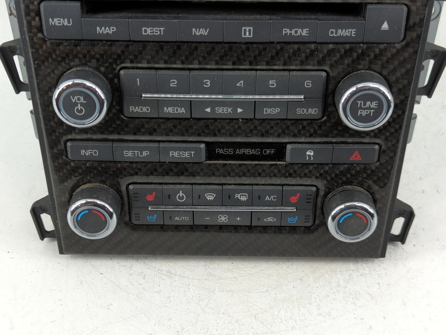 2010 Lincoln Mkz Radio AM FM Cd Player Receiver Replacement P/N:NAU-4202 Fits OEM Used Auto Parts - Oemusedautoparts1.com
