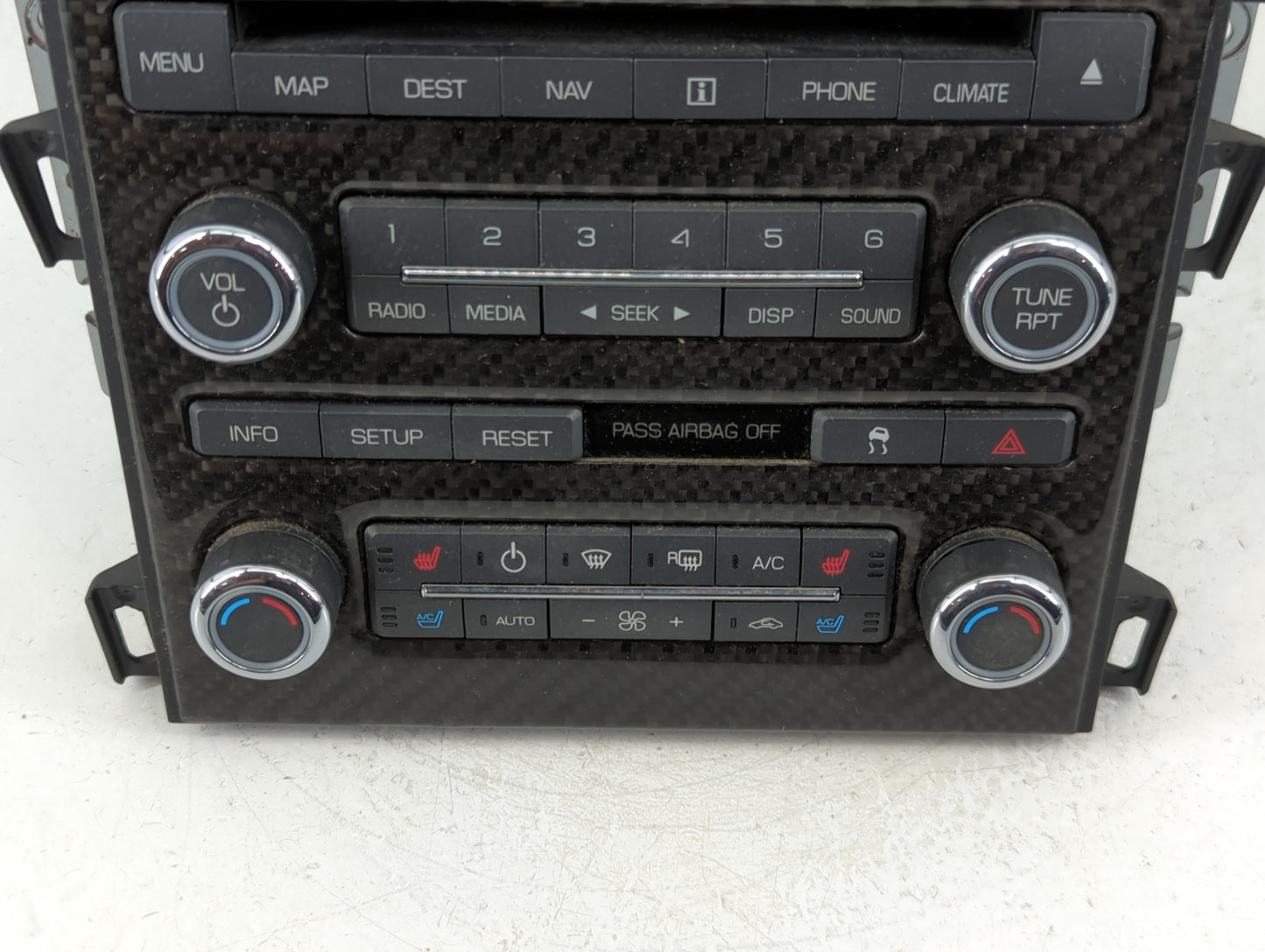2010 Lincoln Mkz Radio AM FM Cd Player Receiver Replacement P/N:NAU-4202 Fits OEM Used Auto Parts - Oemusedautoparts1.com
