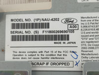 2010 Lincoln Mkz Radio AM FM Cd Player Receiver Replacement P/N:NAU-4202 Fits OEM Used Auto Parts - Oemusedautoparts1.com