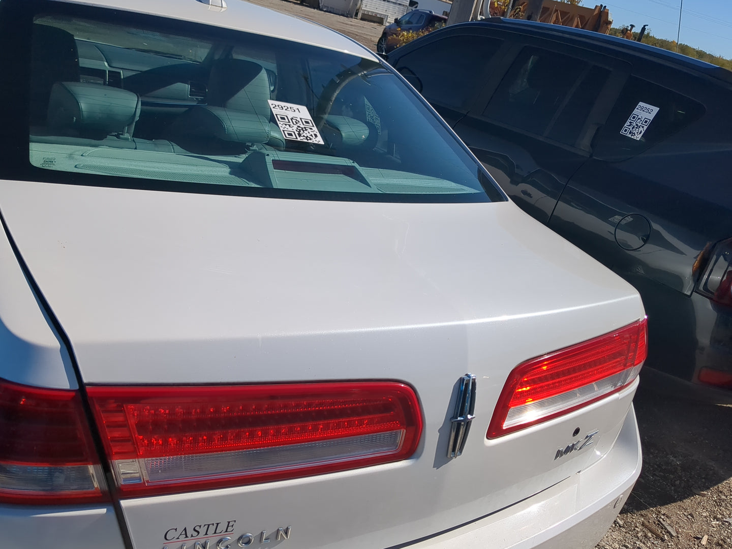 2010-2012 Lincoln Mkz Trunk/decklid/hatch/tailgate Oem - Oemusedautoparts1.com