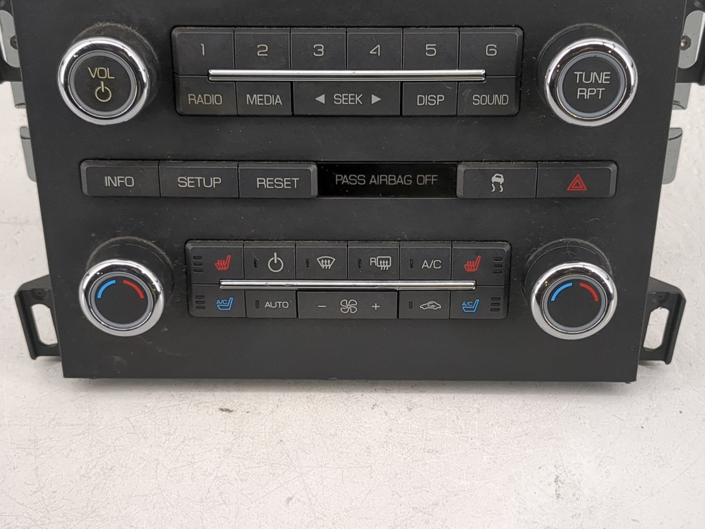 2010 Lincoln Mkz Radio AM FM Cd Player Receiver Replacement P/N:9H6T 18K931CC Fits OEM Used Auto Parts - Oemusedautoparts1.c
