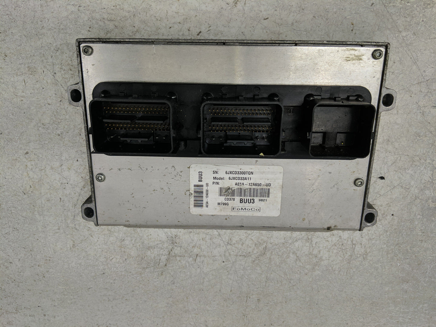 2010 Lincoln Mkz PCM Engine Control Computer ECU ECM PCU OEM P/N:AE5A-12A650-UD Fits OEM Used Auto Parts - Oemusedautoparts1