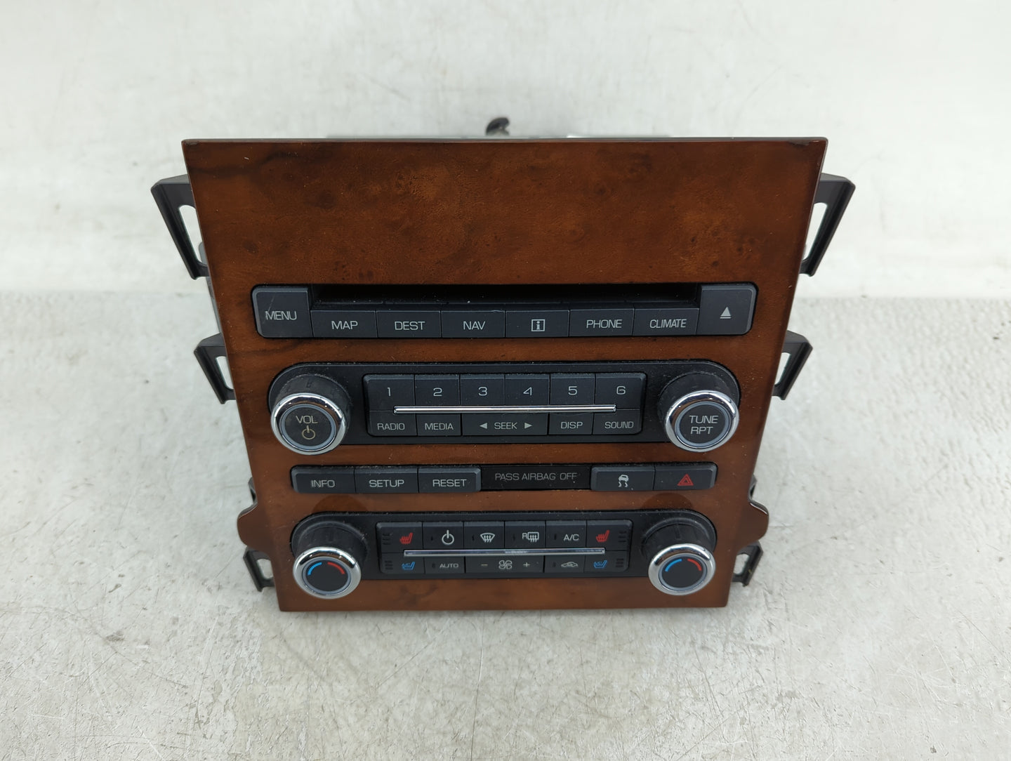 2010 Lincoln Mkz Radio AM FM Cd Player Receiver Replacement Fits OEM Used Auto Parts - Oemusedautoparts1.com