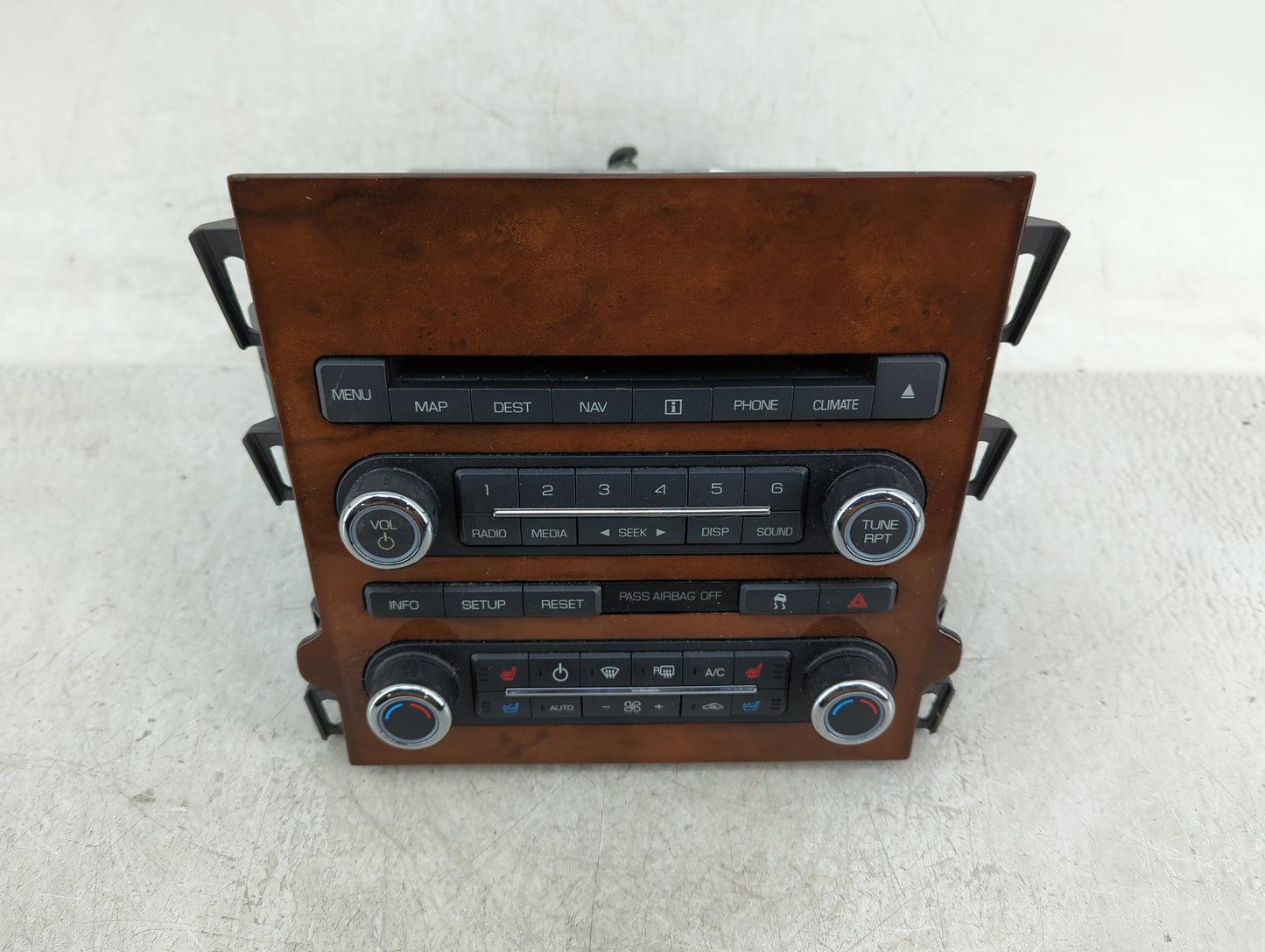 2010 Lincoln Mkz Radio AM FM Cd Player Receiver Replacement Fits OEM Used Auto Parts - Oemusedautoparts1.com
