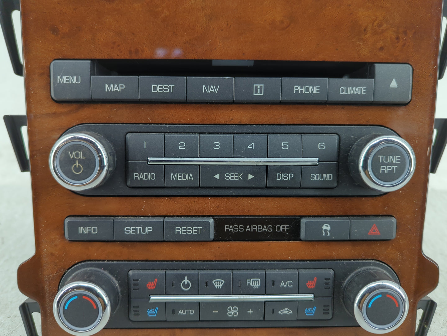 2010 Lincoln Mkz Radio AM FM Cd Player Receiver Replacement Fits OEM Used Auto Parts - Oemusedautoparts1.com