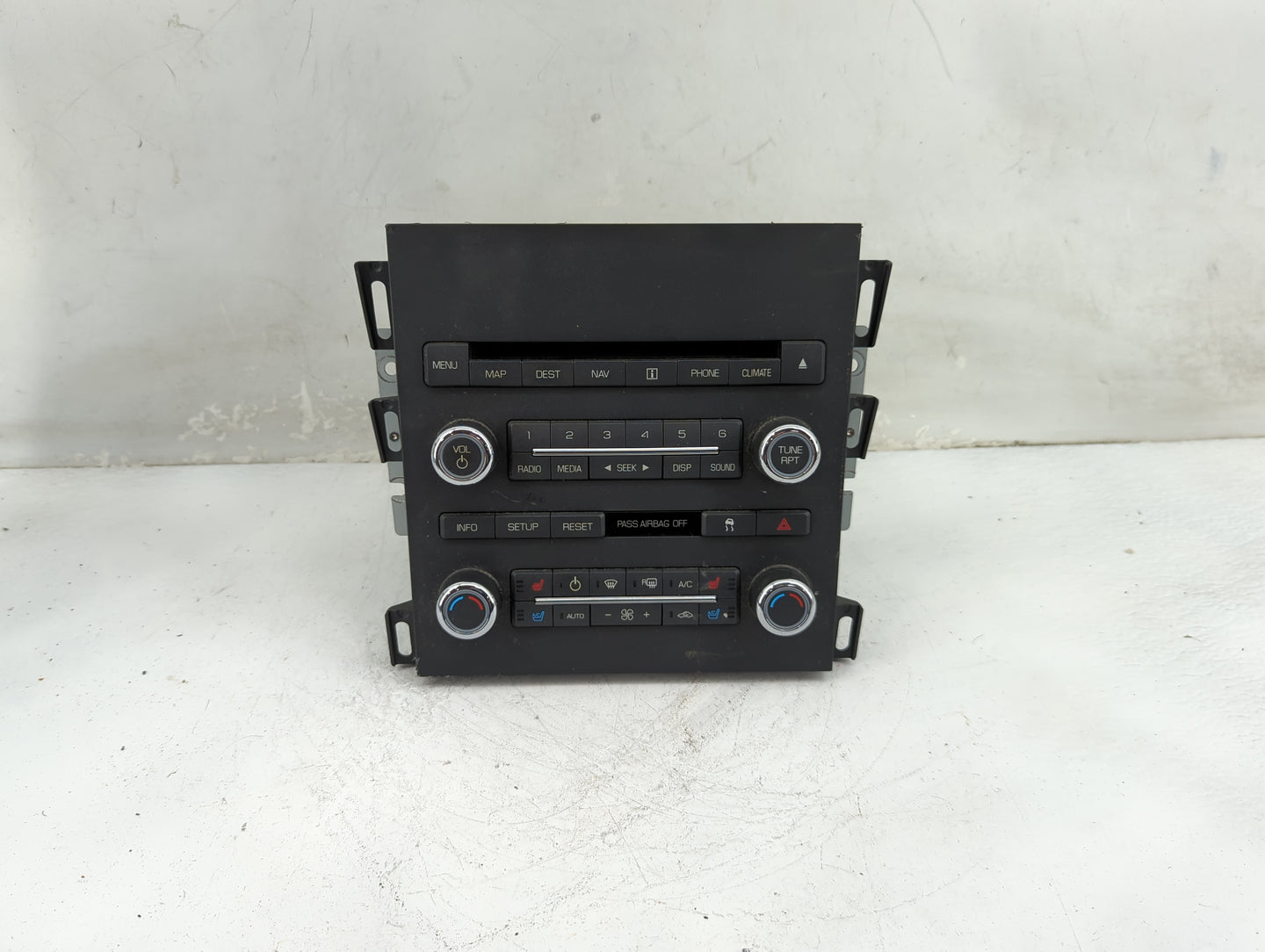 2010 Lincoln Mkz Radio AM FM Cd Player Receiver Replacement P/N:9H6T-18K931-DC 9H6T-18C156-DB, NAU-4204 Fits OEM Used Auto P
