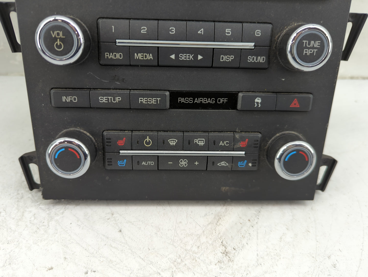 2010 Lincoln Mkz Radio AM FM Cd Player Receiver Replacement P/N:9H6T-18K931-DC 9H6T-18C156-DB, NAU-4204 Fits OEM Used Auto P