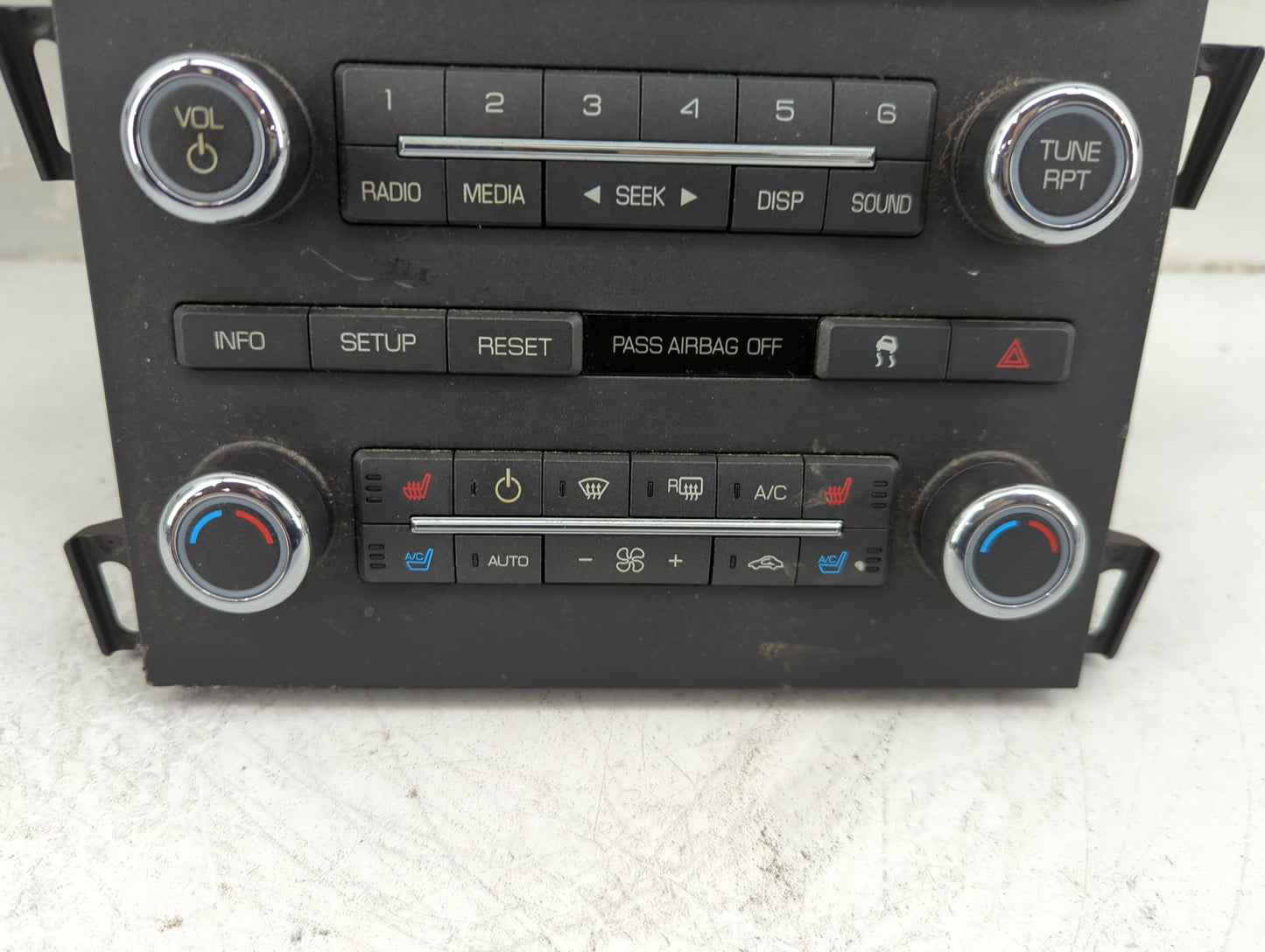 2010 Lincoln Mkz Radio AM FM Cd Player Receiver Replacement P/N:9H6T-18K931-DC 9H6T-18C156-DB, NAU-4204 Fits OEM Used Auto P