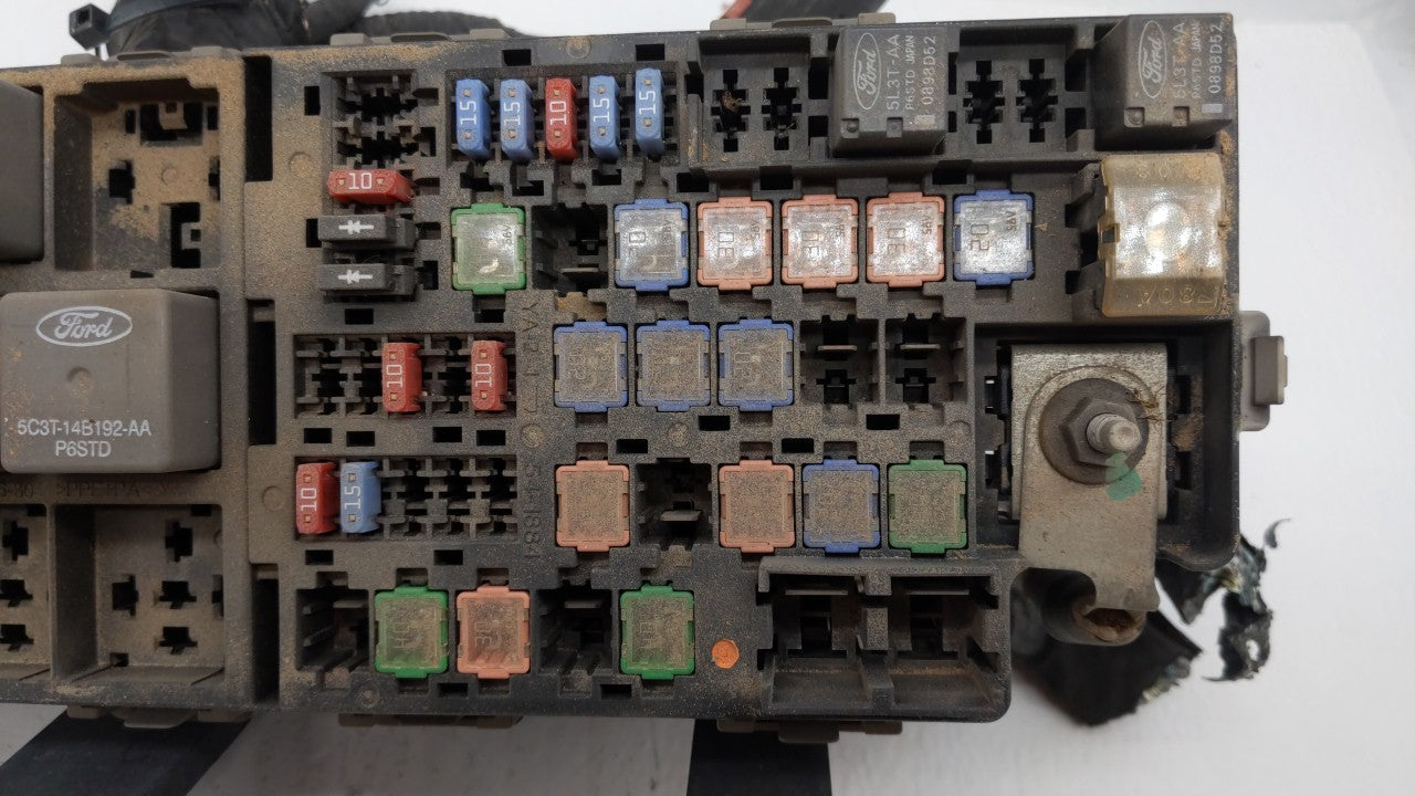 2007-2010 Lincoln Mkz Fusebox Fuse Box Panel Relay Module P/N:9H61-14290-B Fits Fits 2007 2008 2009 2010 OEM Used Auto Parts