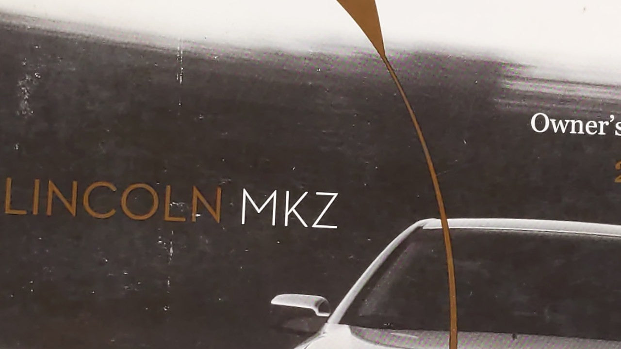 2010 Lincoln Mkz Owners Manual Book Guide OEM Used Auto Parts - Oemusedautoparts1.com