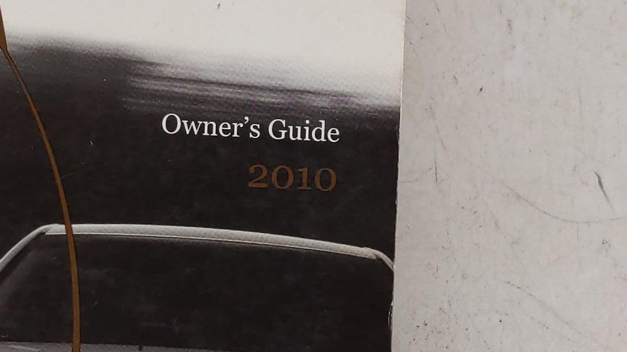 2010 Lincoln Mkz Owners Manual Book Guide OEM Used Auto Parts - Oemusedautoparts1.com