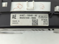 2010 Lincoln Mkz Instrument Cluster Speedometer Gauges P/N:AH6T-10849-AE AH6T-10849-AA, AH6T-10849-AB, AH6T-10849-AC Fits OE
