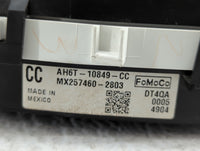 2010 Lincoln Mkz Instrument Cluster Speedometer Gauges P/N:AH6T-10849-CC Fits OEM Used Auto Parts - Oemusedautoparts1.com